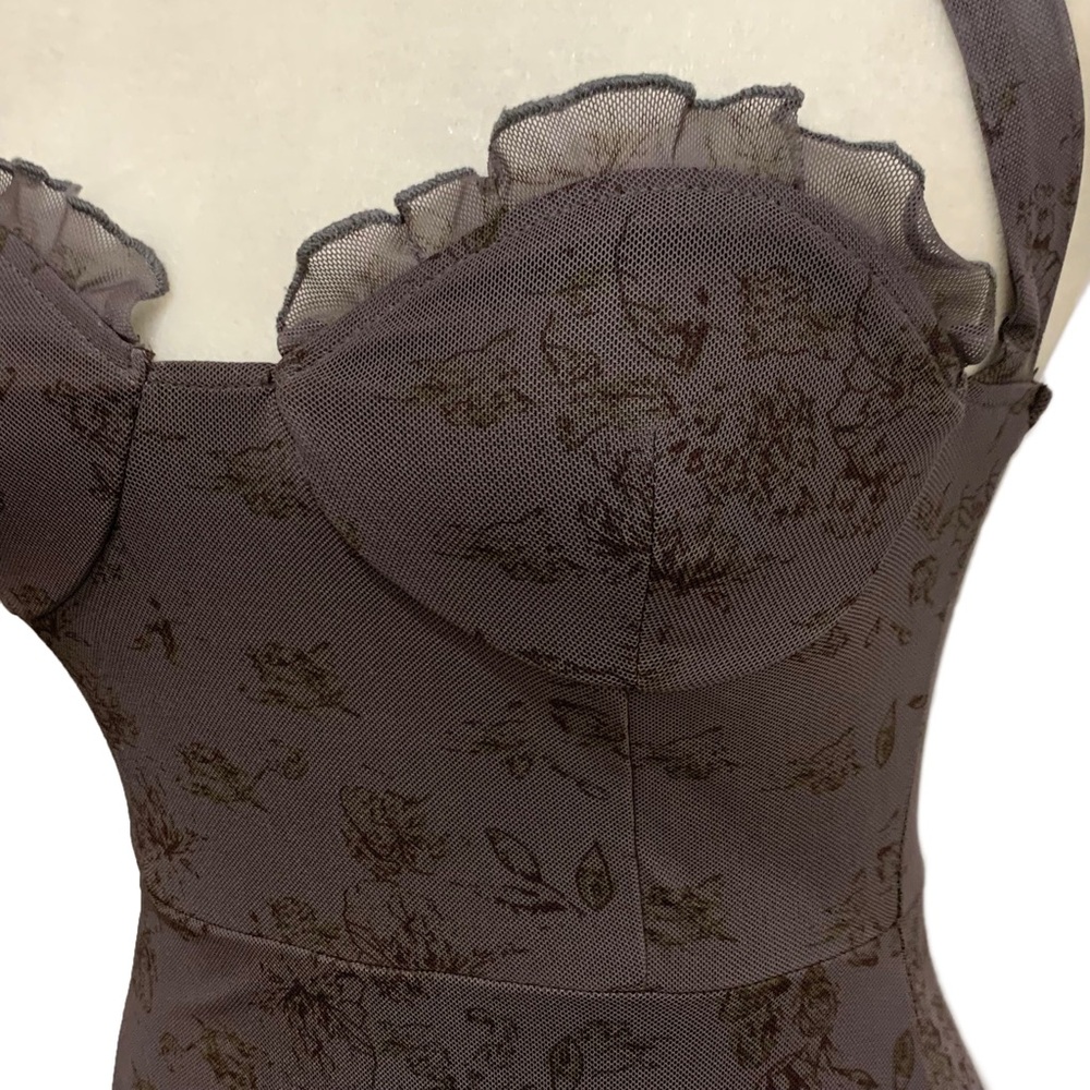 New Pink Mauve Brown Flirty Mini - Picture 10 of 16